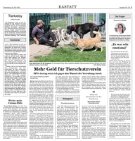 BNN Bericht 30.07.20 TSV Mehr Geld für Tierschutzverein
