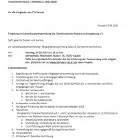 JHV 2024 Mai Einladung