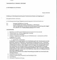 TSV Rastatt Einladung JHV 2025